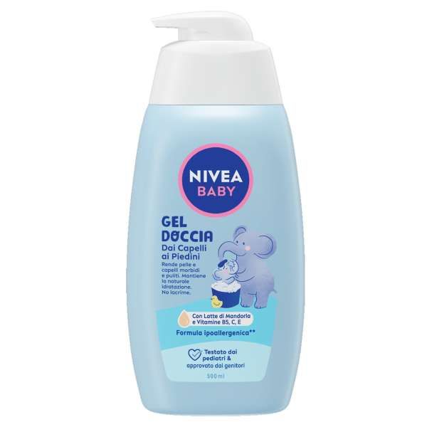 NIVEA Nivea Baby Gel Doccia Capelli e Piedini  - 500ml - MegaPrezzo
