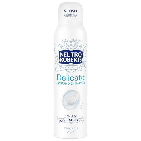 NEUTRO ROBERTS Neutro Roberts Deodorante Spray Delicato Profumo Sapone - 150ml - MegaPrezzo