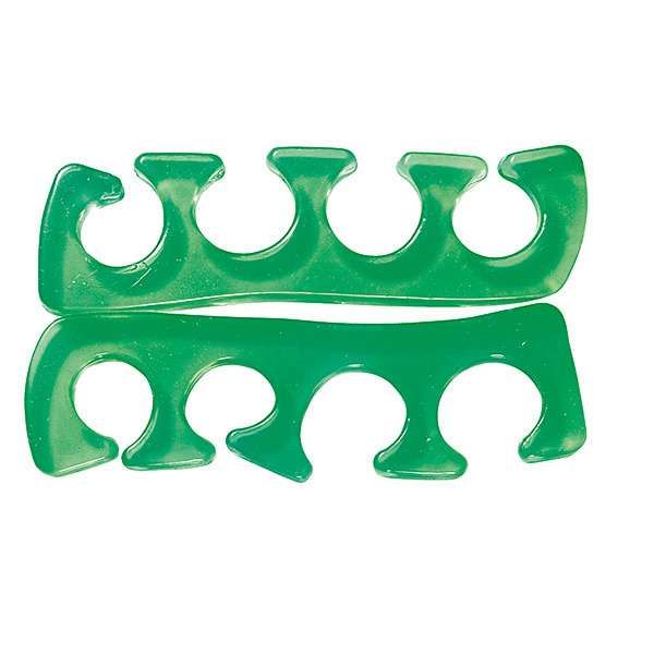 PEGGYSAGE Peggy Sage Separatori Dita dei Piedi in Silicone - Verde - MegaPrezzo