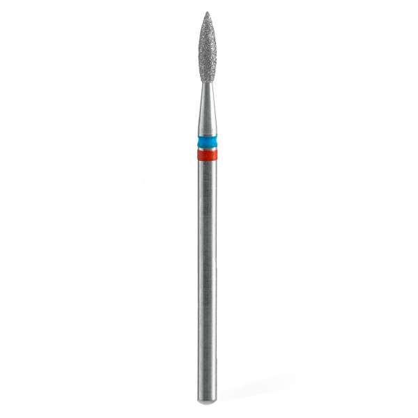STALEKS PRO Staleks Pro Punta Fresa Diamantata Duo Fiamma Rosso Blu - 8mm - MegaPrezzo