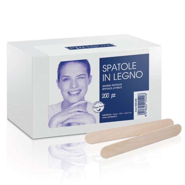 ROIAL Spatole Stendicera Abbassalingua in Legno 15cm - 200pz - MegaPrezzo