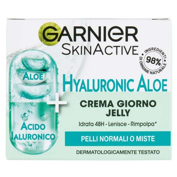 GARNIER Garnier Skinactive Hyaluronic Aloe Crema Giorno Jelly - 50ml - MegaPrezzo