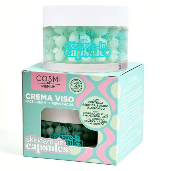 COSMI ITALIA Cosmi Crema Viso Capsule Centella e Acido Ialuronico - 50ml - MegaPrezzo