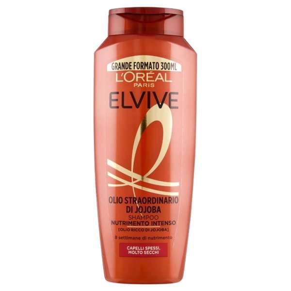 ELVIVE Loreal Elvive Olio Straordinario di Jojoba Shampoo - 300ml - MegaPrezzo
