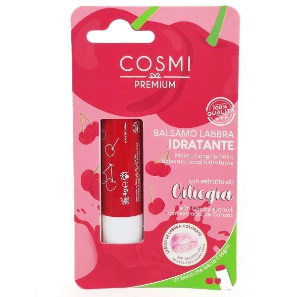 COSMI ITALIA Cosmi Balsamo Labbra Idratante Stick - Ciliegia - MegaPrezzo