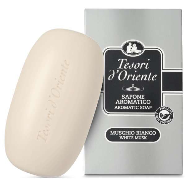 TESORI D ORIENTE Tesori D'Oriente Sapone Solido - Muschio Bianco - MegaPrezzo