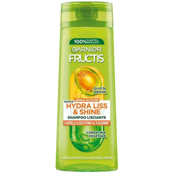 GARNIER Garnier Fructis Shampoo Hydra Liss Shine - 250ml - MegaPrezzo