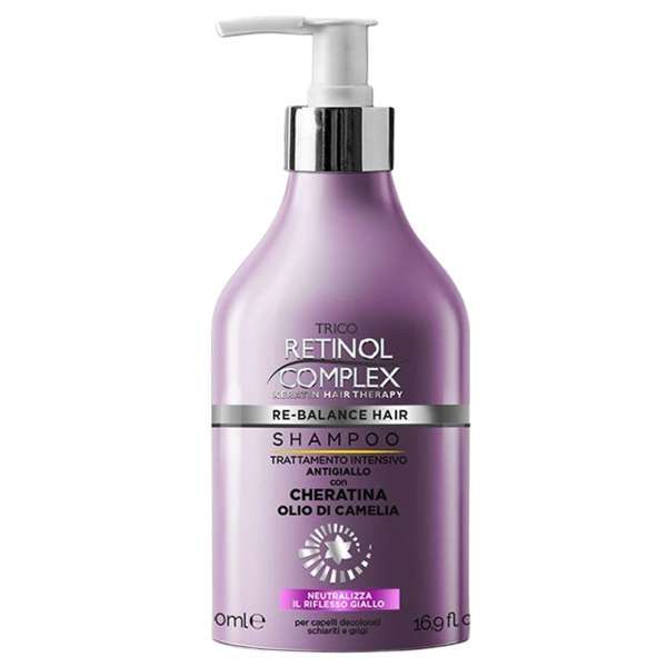 RETINOL COMPLEX Trico Retinol Complex Shampoo Antigiallo - 500ml - MegaPrezzo