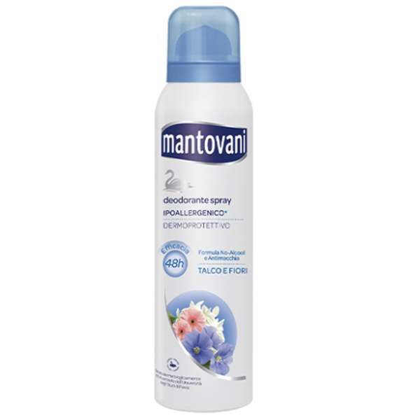 MANTOVANI Mantovani Deodorante Spray Talco e Fiori - 150ml - MegaPrezzo