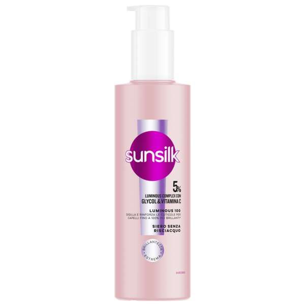 SUNSILK Sunsilk Siero Luminous Brillantezza Estrema - 200ml - MegaPrezzo