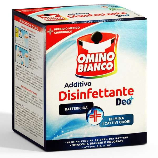 OMINO BIANCO Omino Bianco Disinfettante Deo in Polvere - 450ml - MegaPrezzo