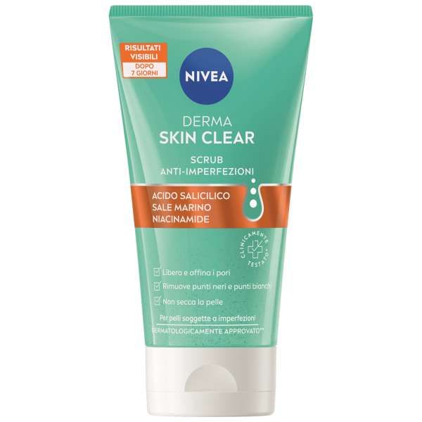 NIVEA Nivea Derma Skin Clear Scrub Anti Imperfezioni - 150ml - MegaPrezzo