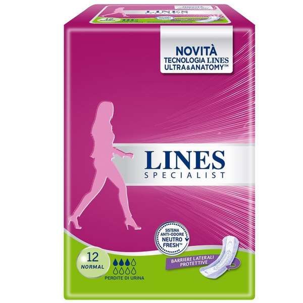LINES Lines Specialist Assorbenti Normal - 12pz - MegaPrezzo