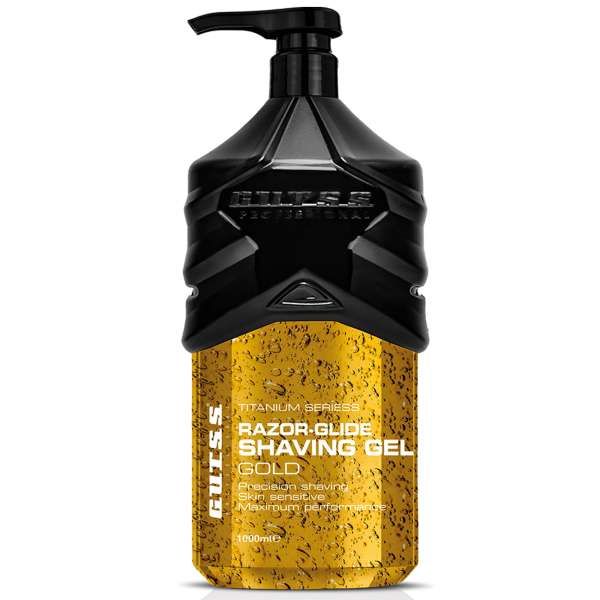 GUTSS Gutss Titanium Shaving Gel da Barba 1000ml - Gold - MegaPrezzo
