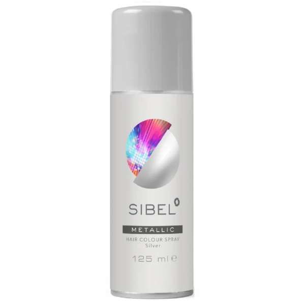 SIBEL Sibel Metallic Spray Colorante Temporaneo per Capelli 125ml - Silver - MegaPrezzo