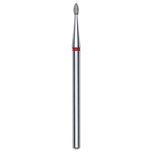 STALEKS PRO Staleks Pro Punta Fresa Diamantata Gemma Arrotondata 1,6mm Rosso - 3,4mm - MegaPrezzo