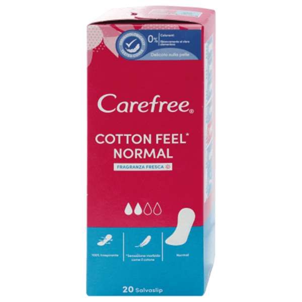 CAREFREE Carefree Assorbenti Cotton Feel Normal Distesi - 20pz - MegaPrezzo