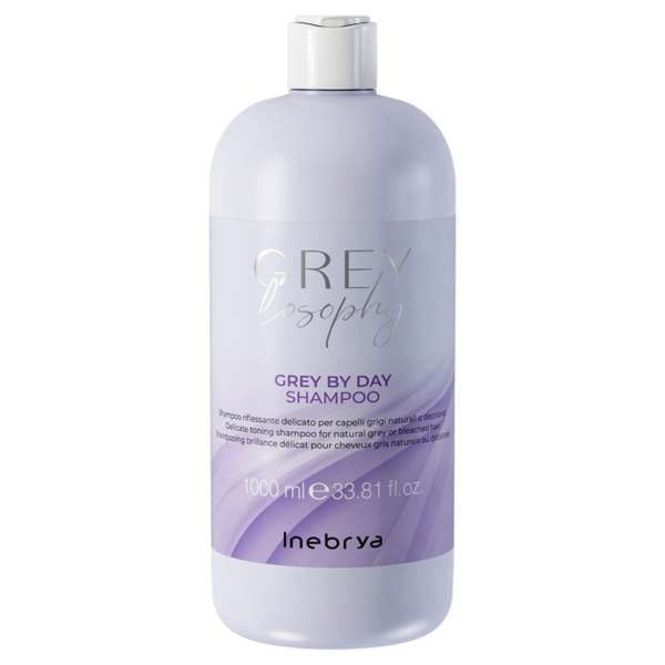 INEBRYA Inebrya Greylosophy Grey By Day Shampoo Riflessante - 1000ml - MegaPrezzo