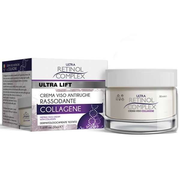 RETINOL COMPLEX Ultra Retinol Complex Crema Viso Antirughe Collagene - 50ml - MegaPrezzo