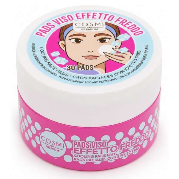 COSMI ITALIA Cosmi Pads Viso Facciali Rinfrescanti Effetto Freddo - 30pz - MegaPrezzo