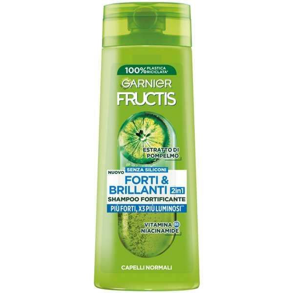 GARNIER Garnier Fructis Shampoo 2in1 Forti e Brillanti - 250ml - MegaPrezzo