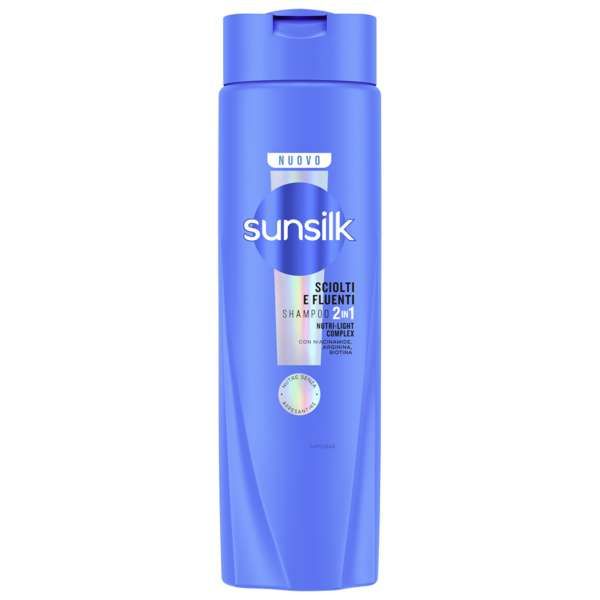 SUNSILK Sunsilk Shampoo 2in1 Sciolti e Fluenti - 250ml - MegaPrezzo