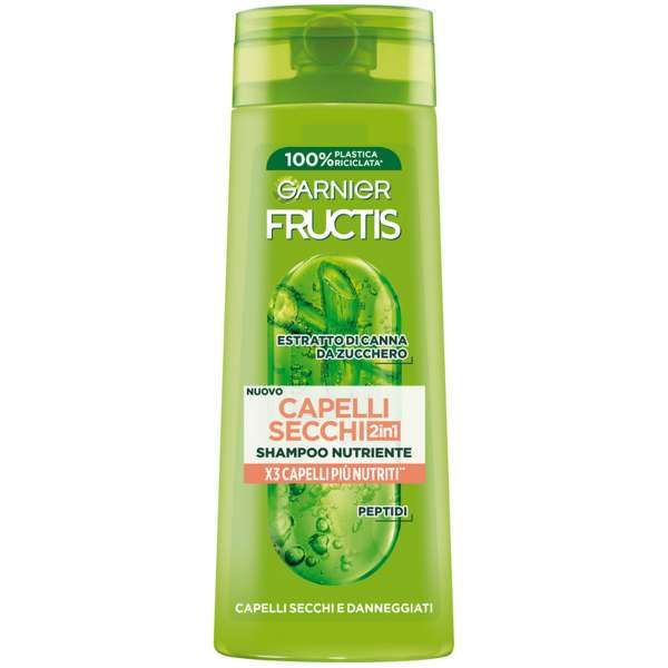 GARNIER Garnier Fructis Shampoo 2in1 Capelli Secchi - 250ml - MegaPrezzo