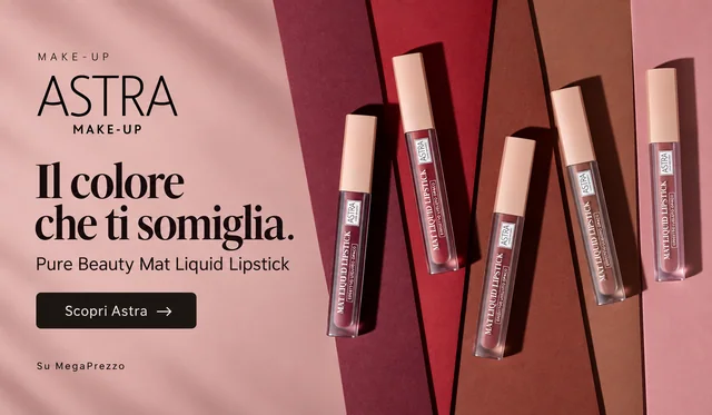 Astra Make-up. Il colore che ti somiglia. Pure Beauty Mat Liquid Lipstick. Scopri Astra.