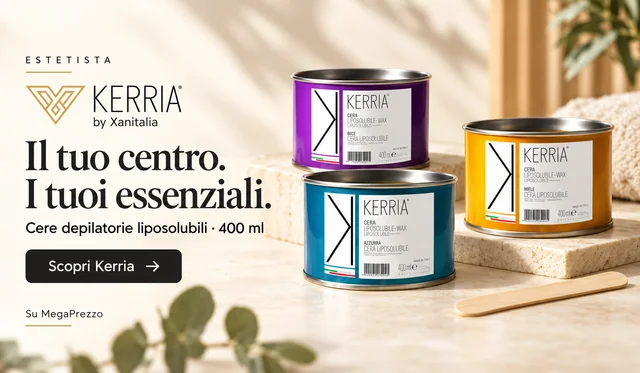 Kerria by Xanitalia. Il tuo centro. I tuoi essenziali. Cere depilatorie liposolubili da 400 ml. Scopri Kerria.